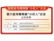 重磅！恩智测控荣膺国家级第六批专精特新“小巨人”企业称号